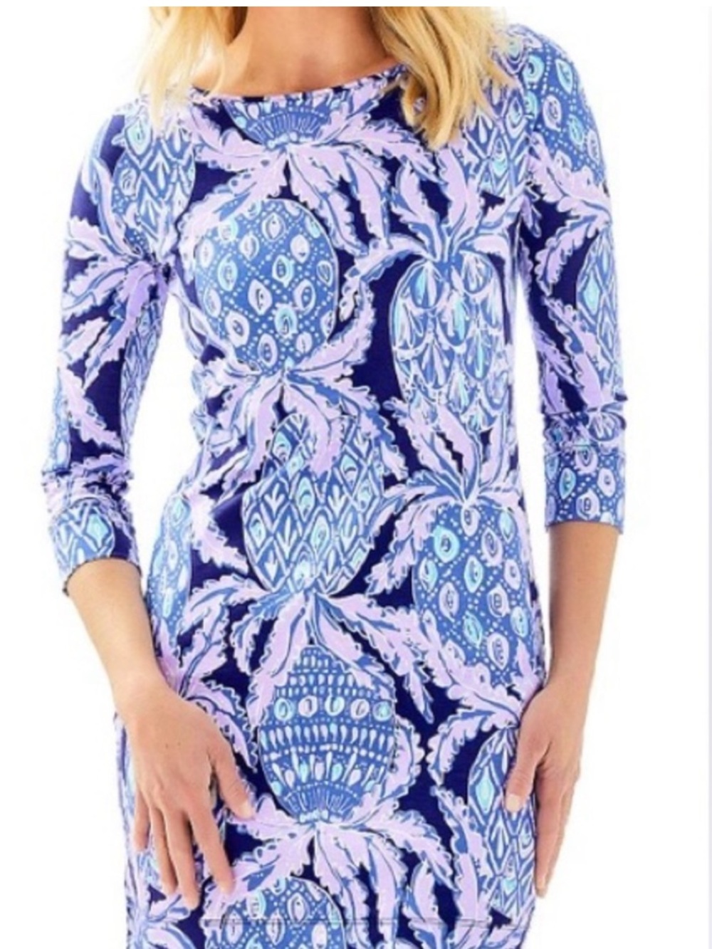 NWOT Lilly Pulitzer Sz S Marlowe Dress Lilac Verben Pop Up Coco Safari